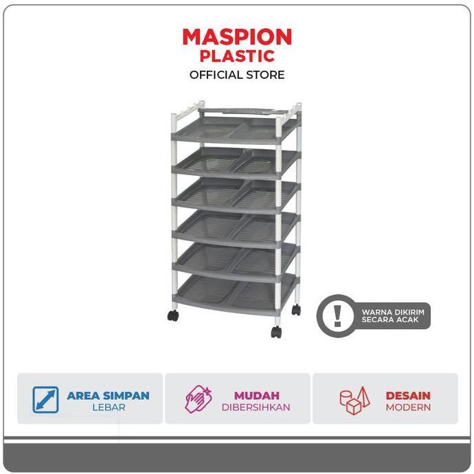 Maspion Rak Sepatu Plastik Ziga Susun 6