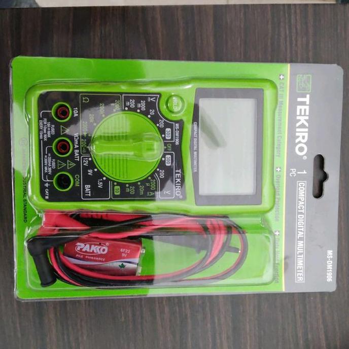 TERBARU - Compact digital multimeter Avometer TEKIRO New#