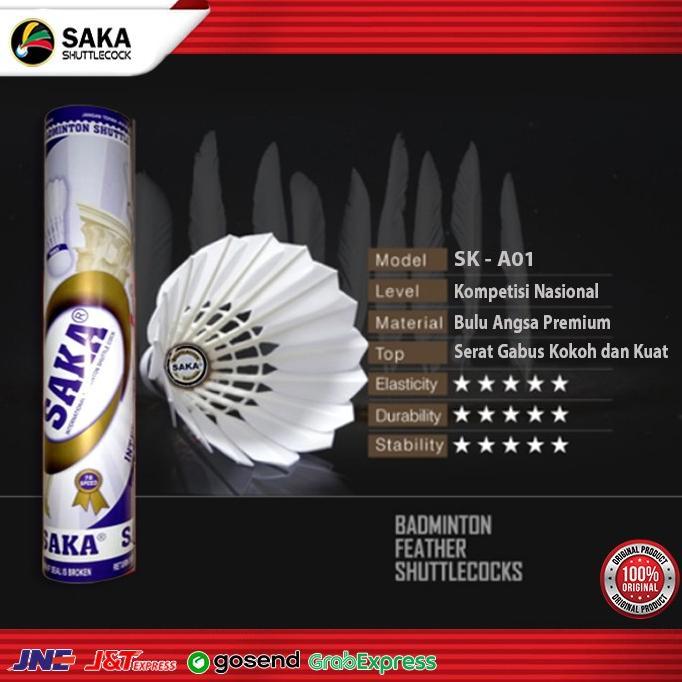 kualitas super shuttlecock saka shuttlecock badminton kok bulutangkis badminton sk - a01