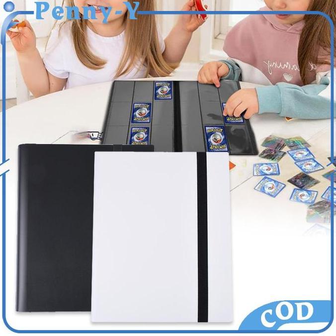 360pcs Album Kartu Besar 9 Slot Buku Koleksi Kartu A4 Card Album Buku Koleksi Kartu