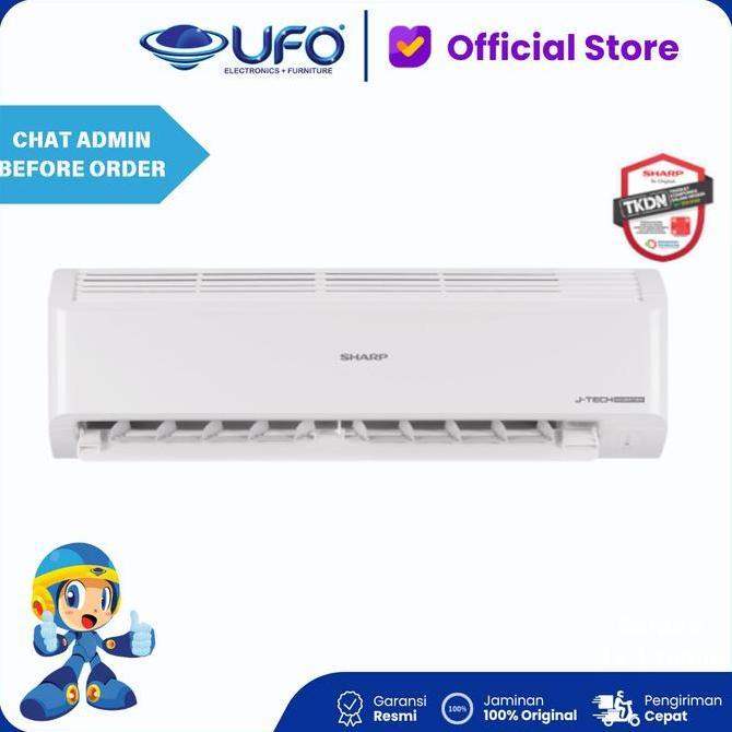 AC SHARP 1 PK INVERTER WITH J-TECH INVERTER AHX10BEY