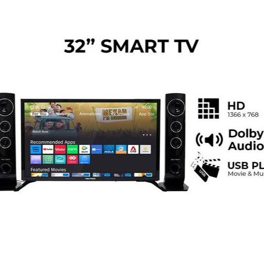 SMART TV POLYTRON 32 INCH CINEMAX PLD-32TC1865/SMART TV 32 INCH POLYTRON CINEMAX