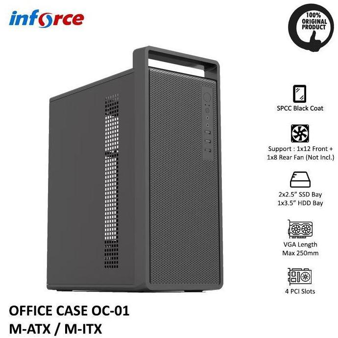 Inforce Office Case OC-01 Casing PC Black