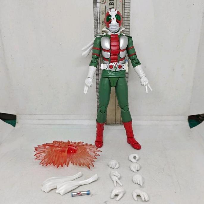 ACTION FIGURE 6' BANDAI S.H.FIGUARTS KAMEN RIDER V3 ORIGINAL SHF FG75