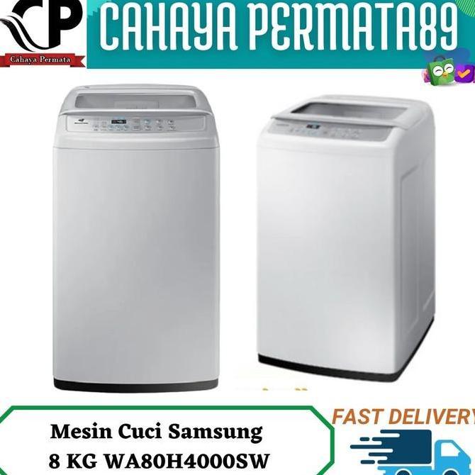 Mesin Cuci Samsung WA80H4000SW Mesin Cuci Top Loading 8 kg WA80H4000