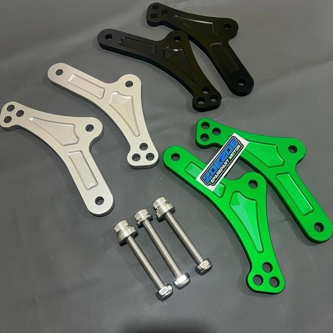 Pemendek Ninja Zx25R Lowering Ninja Zx25R Penurun Ninja Zx25R Bahan Cnc