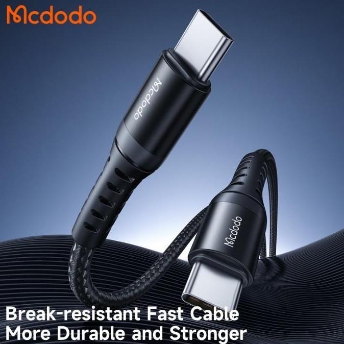 Knacks- Kabel Data Pendek Mcdodo Ca-5640 Usb Type-C To Type C 20Cm 60W