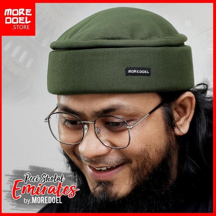 Moredoel - Kopiah Peci Emirates Army Hijaunya Bikin Elegant dan Casual Promo