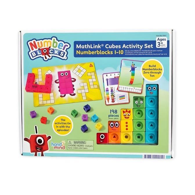 Hand2Mind Numberblocks MathLink Cubes 110 Activity Set