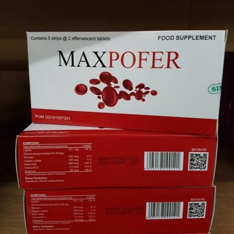 Selera Jualan - Maxpofer Max Pofer Vitamin Darah Box