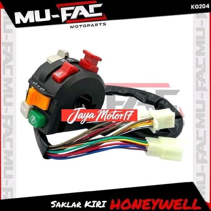 Saklar Kiri Motor Mufac Model Honeywell 7 Tombol Universal Semua Motor Beat Vario Nmax Pcx Adv Aerox
