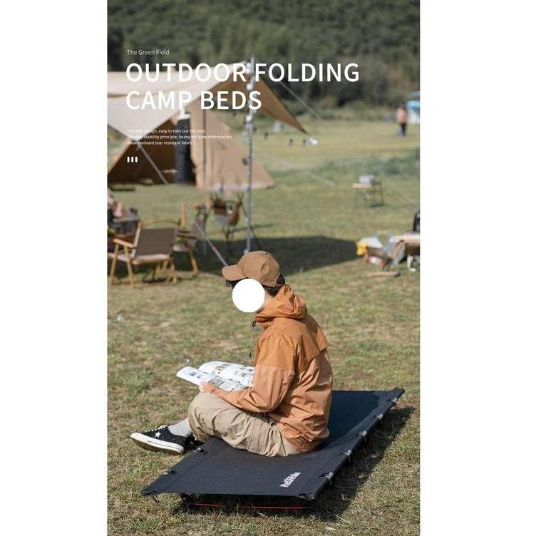 FOLDING BED NATUREHIKE NH20JJ001 VELBED PORTABLE OUTDOOR CAMPING ALLOY