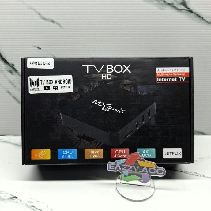 NEW ANDROID TV BOX 4K MXQ PRO 5G ANDROID 11.1 2GB/16GB
