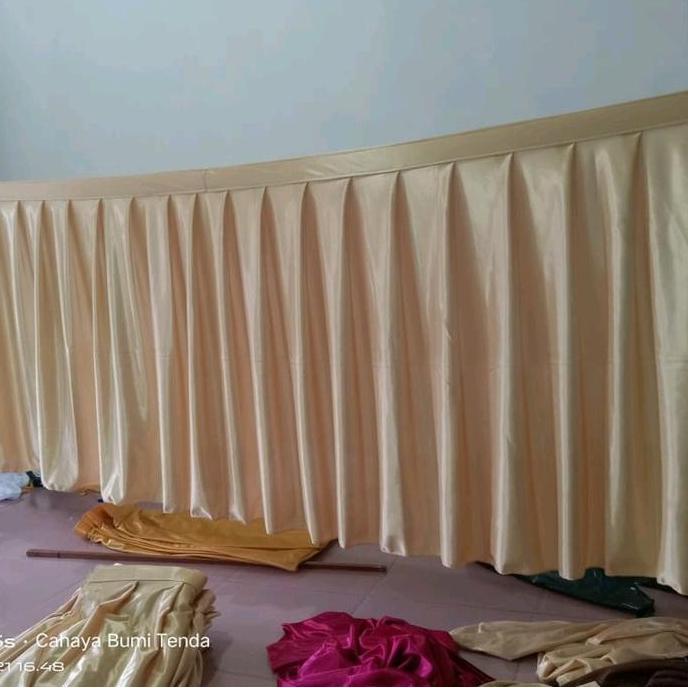 Skirting Meja Rok Meja Panjang 4 M Tinggi 75 Cm