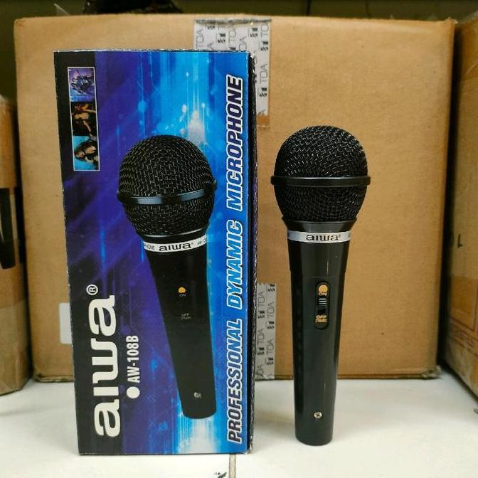 Ajuste- Mic Kabel Karaoke Aw 108B Bagus