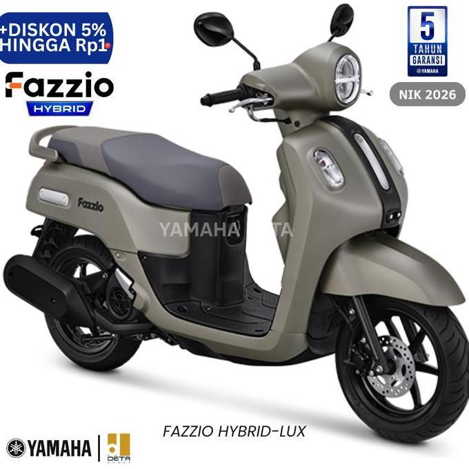 Sepeda Motor Yamaha Fazzio Hybrid-Lux (Keyless)