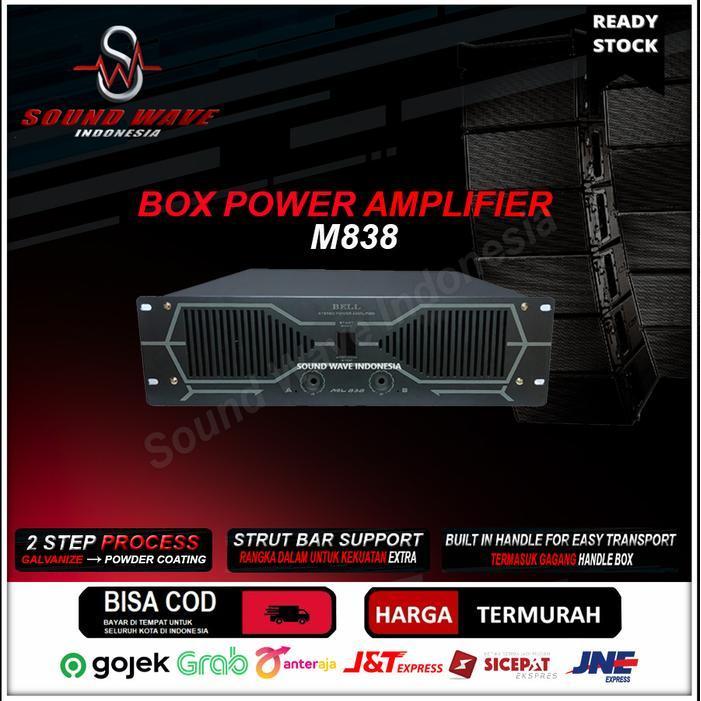 BOX POWER AMPLIFIER BELL M838 ORIGINAL DAN TERPERCAYA