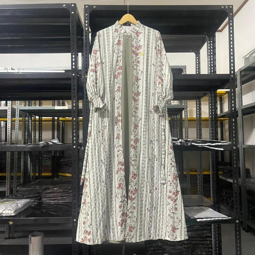 terbaru gamis lebaran 2026 bahan viscose jaquard mix sabrina adem lembut jatuh dress cantik baju har