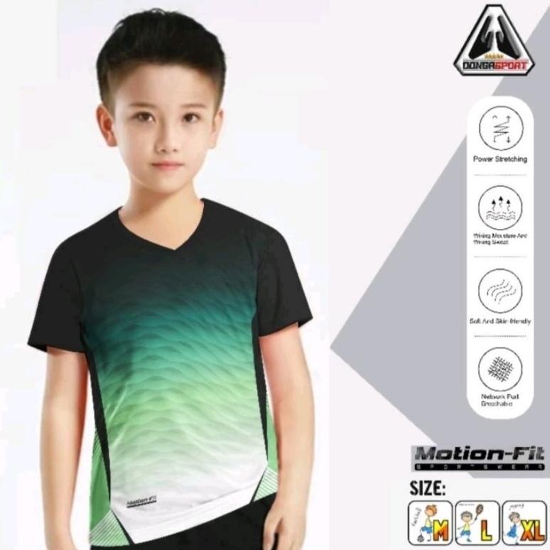 PAKET HEMAT BAL-02 BAJU BADMINTON ANAK JERSEY BULUTANGKIS ANAK KAOS BADMINTON ANAK PREMIUM