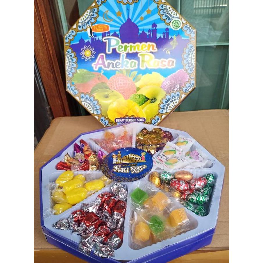 Permen Lebaran / Aneka Permen Segi Enam / Permen Aneka Rasa 500gr