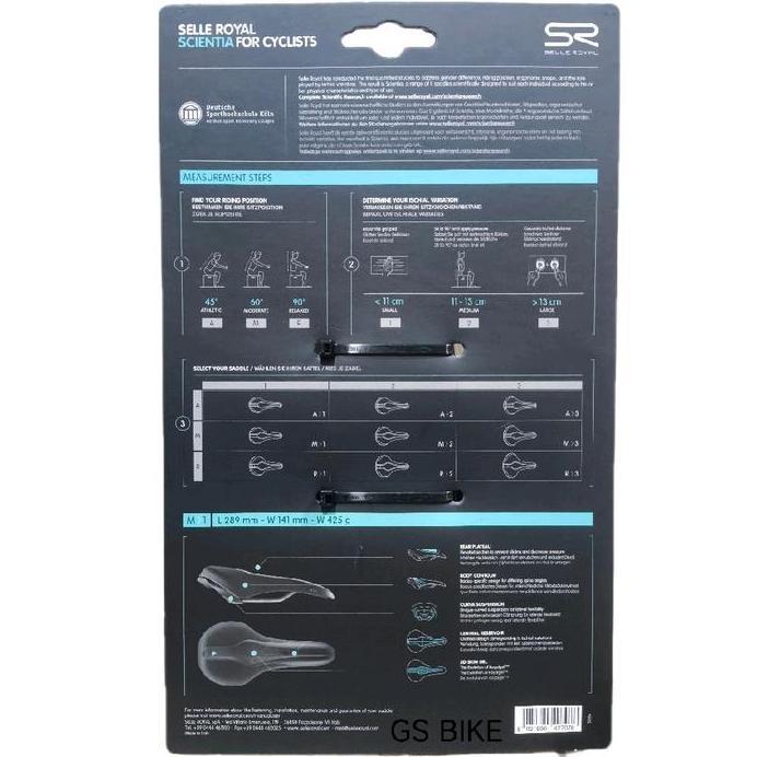 SELLE ROYAL SCIENTIA M1 ATHLETIC GEL Saddle Sadel Kursi Sepeda MTB/GRAVEL/ROAD BIKE