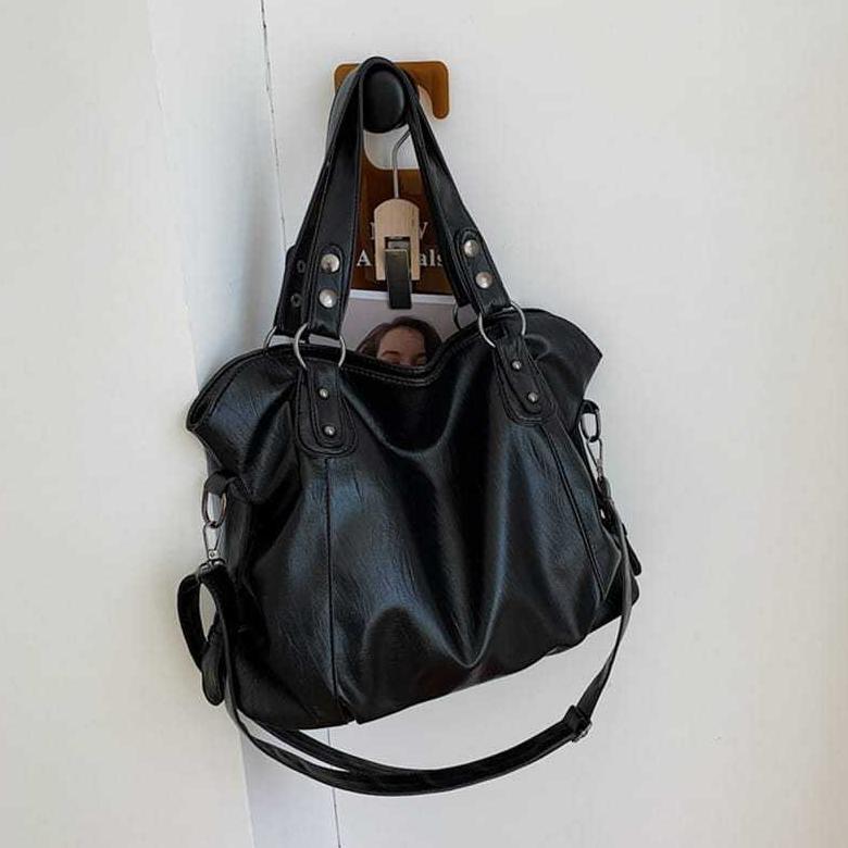 BIG SALE Tas Tangan Kulit Coklat Totebag wanita Tas jinjing wanita serbaguna totebag jumbo