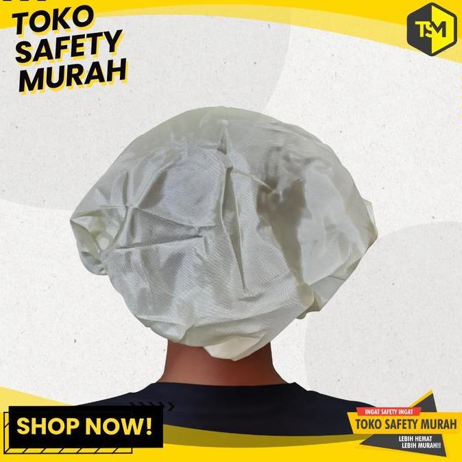 Ready Nurse Cap Kain / Hair Net / Hair Cap Topi Masak Penutup Kepala Rambut