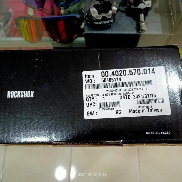 ROCKSHOX ZEB ULTIMATE 27.5" Travel 160 Stanchion 38mm Fork Garpu Sepeda MTB Enduro