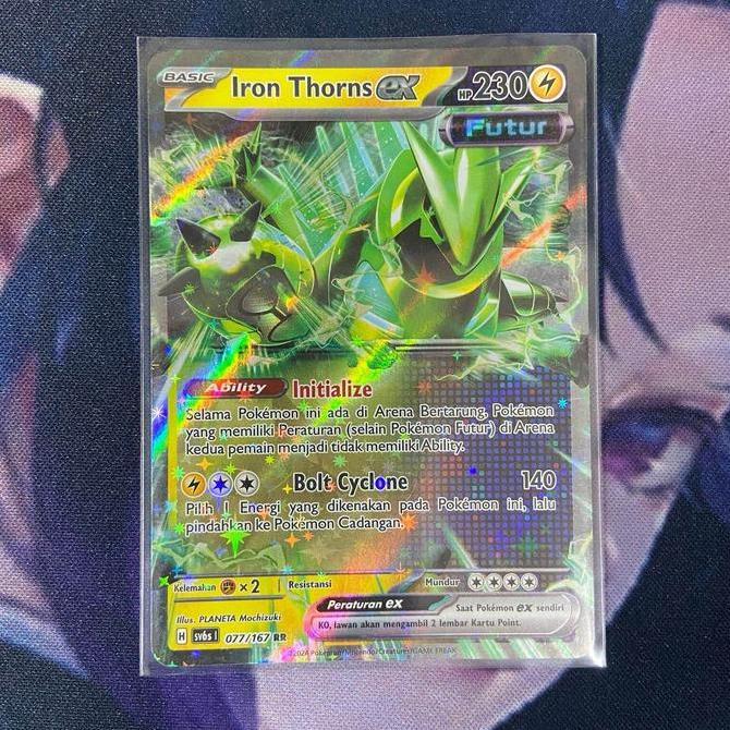 pokemon (ID) iron thorns ex - SV6s 077/167 - RR