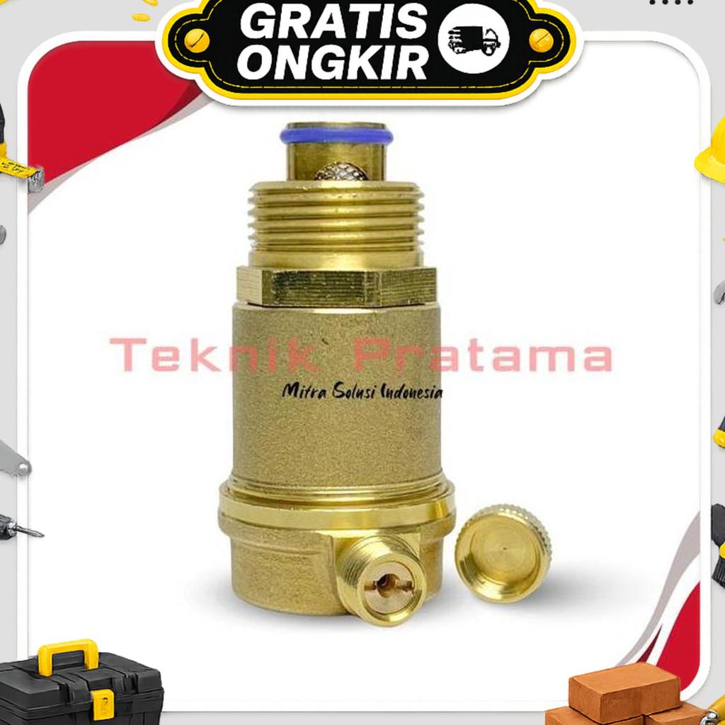 1" Air Vent Valve Brass / Automatic Air Vent Valve Kuningan 1"
