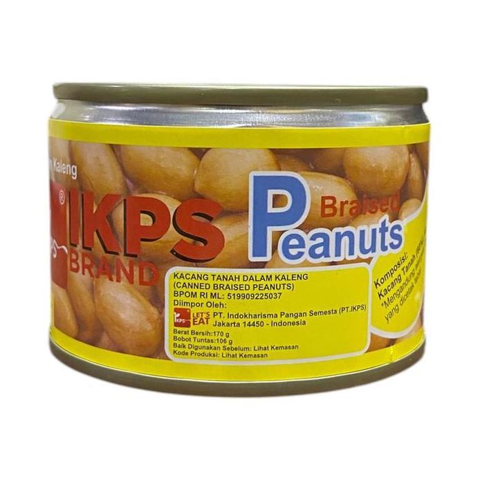 IKPS Canned Braised Peanut / Kacang Tanah Dalam Kaleng / Kacang Rebus / Kacang Tanah Kaleng IKPS