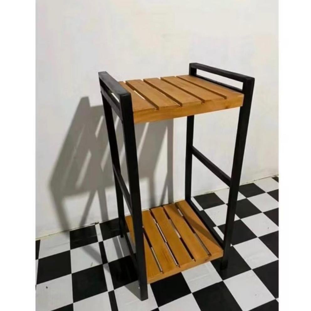Rak Galon Rak Magic Com(Varian Kombinasi Hitam Dan Plitur)