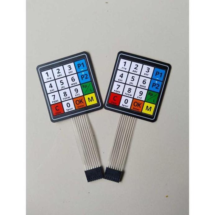 paket 2 pcs keypad pom mini tombol cpu pom mini model laminasi