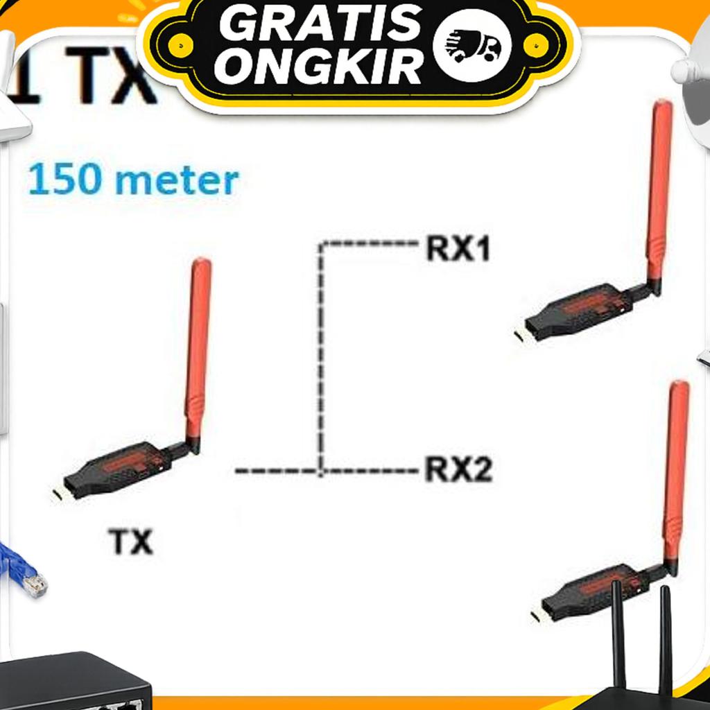 Wireless Hdmi Extender Video Display 150M Full Hd