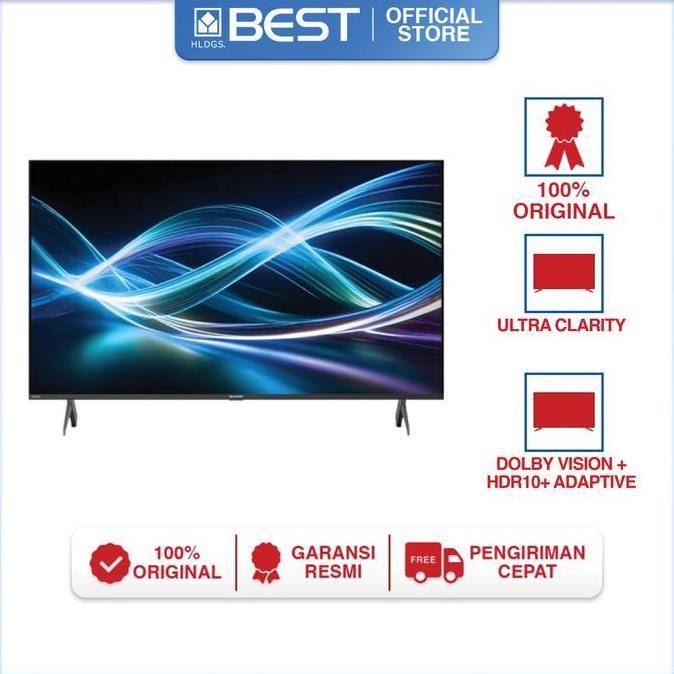 SMART TV SHARP4TC43HJ6000I 43 INCH. LED UHD SMART TV. DOLBY ATMOS AUDIO