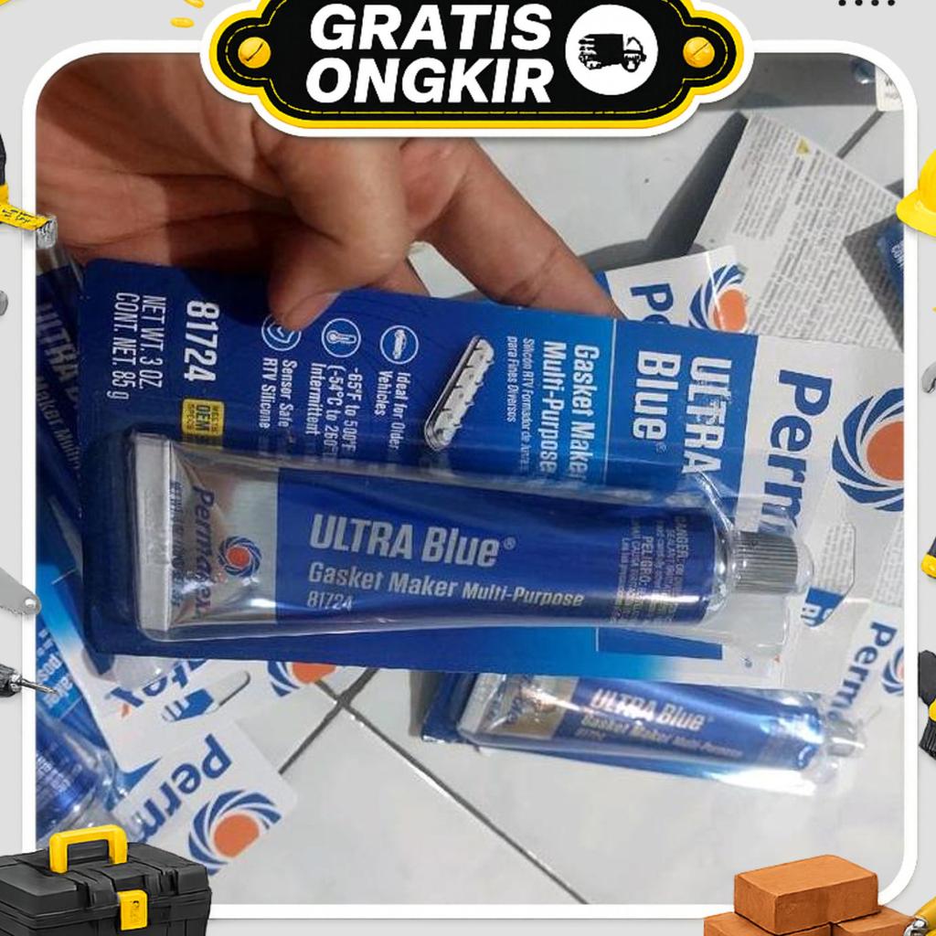 Lem Permatex Ultra Blue Lem Biru Mesin Tahan Panas