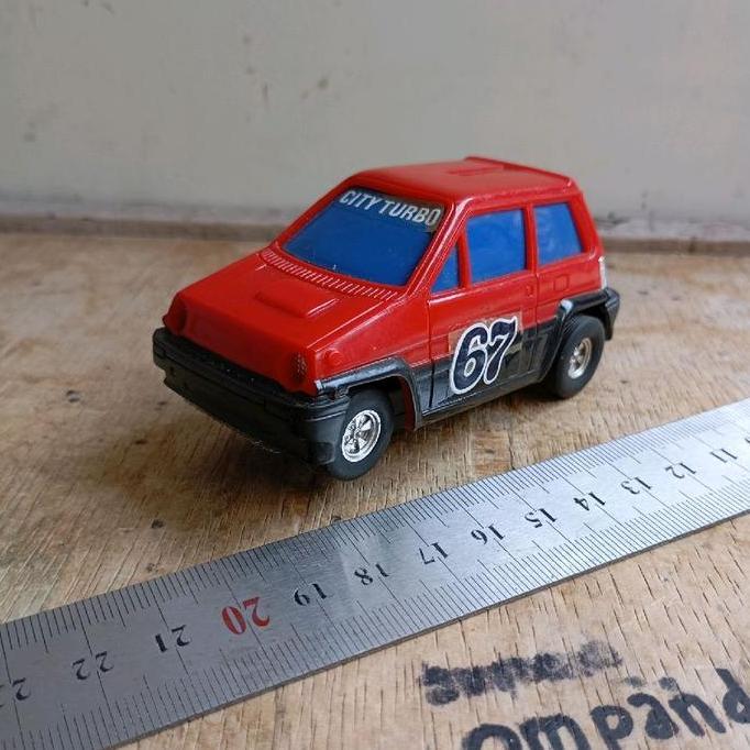 MINIATUR MOBIL HONDA CITY TURBO PLASTIK CS99