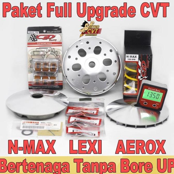 Full Spek Kirian CVT Upgrade NMAX AEROX 155 LEXI 125 ASTRO Matic