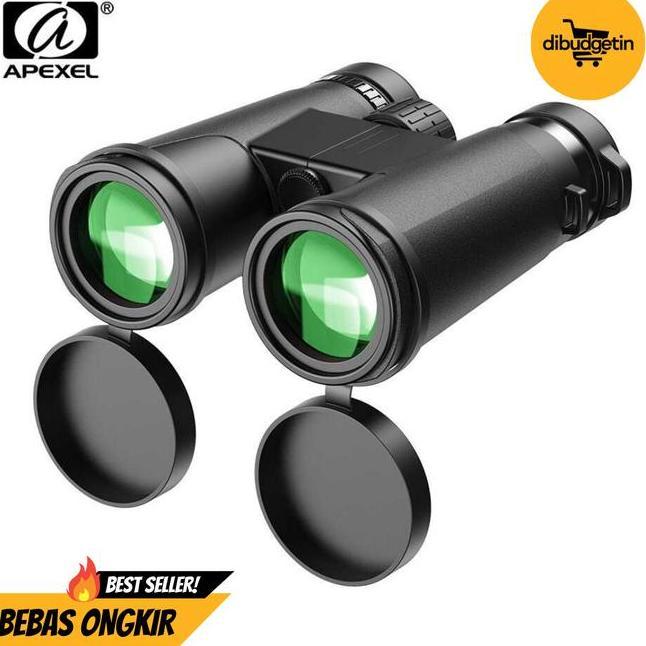 Apexel Teropong Berburu Binoculars Compact Zoom 10X42Mm Aplrb10X42