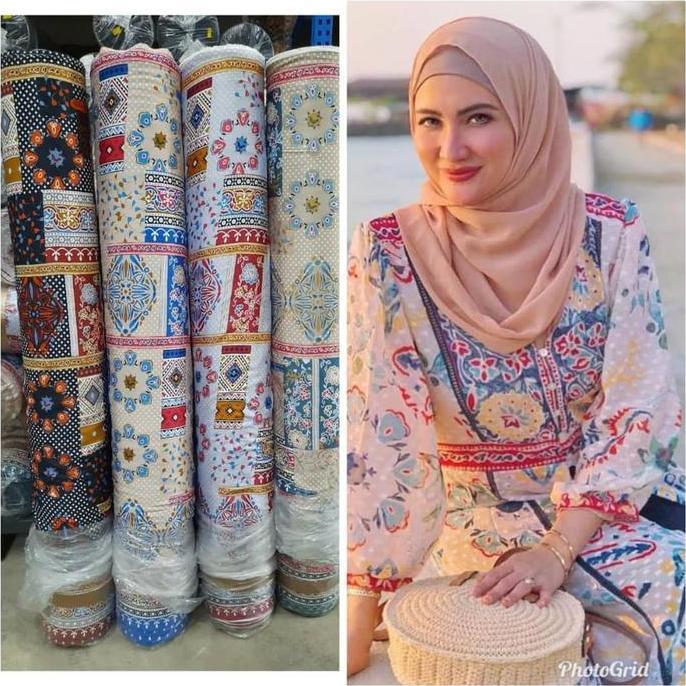 Suhai- Bahan Katun Rayon Rollan