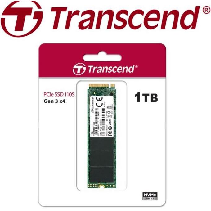 Transcend TS1TMTE110S NVMe PCIe Gen3 x4 M.2 1TB SSD