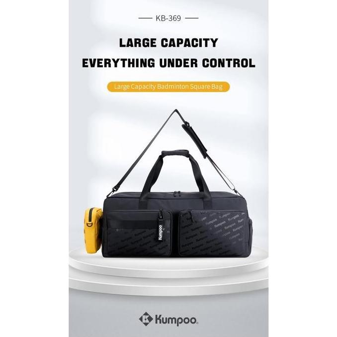 Kumpoo Badminton Large Racket Bag Kb-369 Orange | Tas Raket Bulutangkis Besar Kb369 Kb 369 Oren