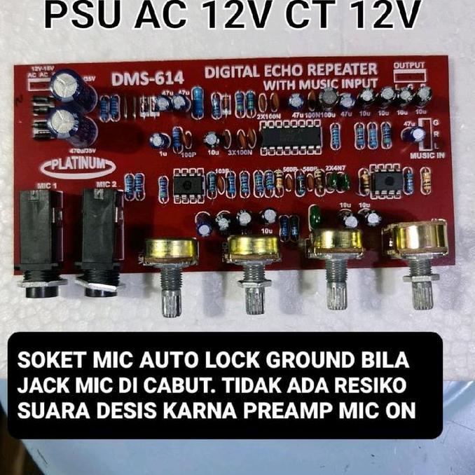 Lansungkirim- Dital Echo Repeater Dms 614 Platinum Dital Echo Refeater Dms-614 Dital Echo Repeater O