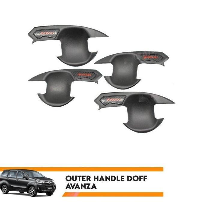 eqiztya - Mangkok Pintu Avanza 2017- 2021 Outer Handle Car Karbon Diskon