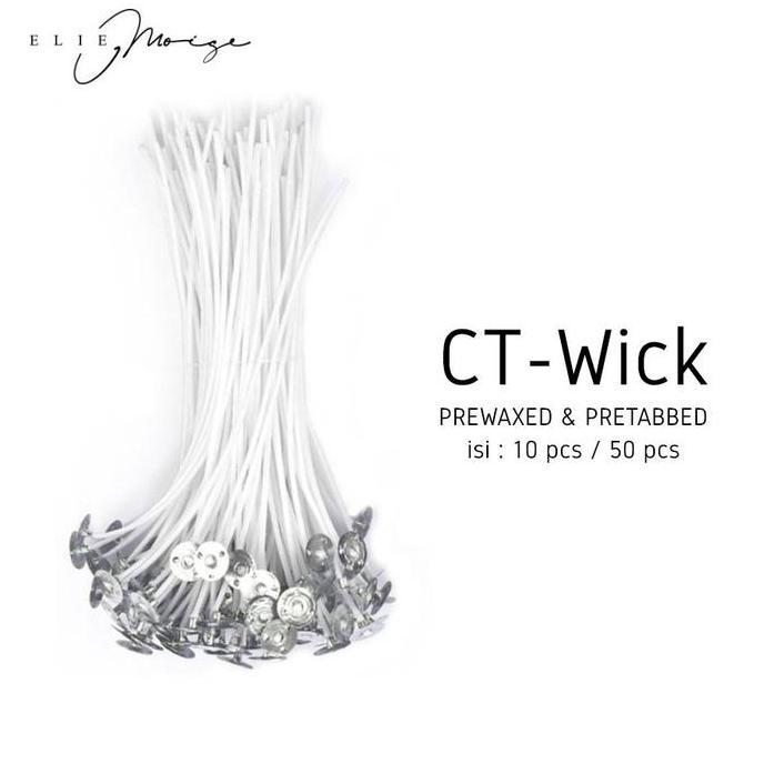 CT-Wick Sumbu lilin Katun Prewaxed dan pretabbed / Sumbu Lilin Katun