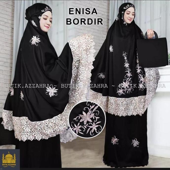 Suhai- Butik.Azzahra Mukena Desa Enisa Luna Maya Renda Bordir Siti Khadijah Pasteelena Atasan Lembut