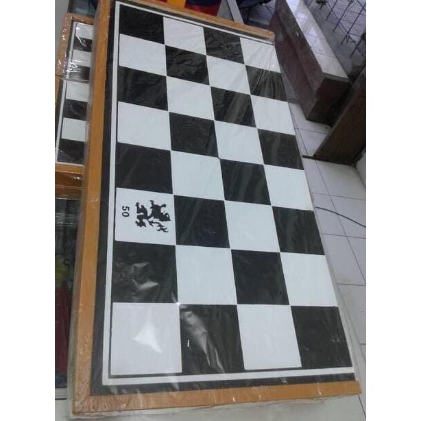 Papan Catur kayu Ukuran Besar 50 Cm