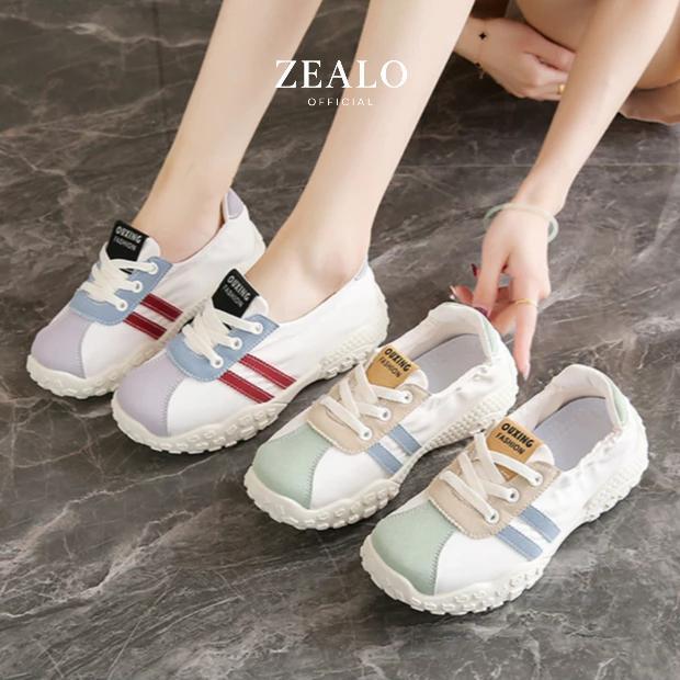 Zealo 378 Sepatu Sneakers  Korea Fashion Shoes Casual Sport Wanita Kekinian