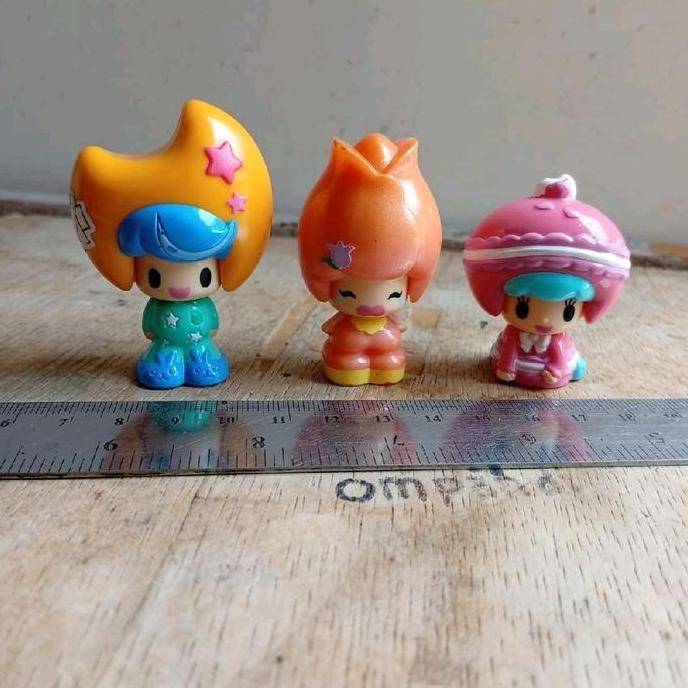 3 PCS MINI FIGURE KARTUN KOEDA CHAN TOMY CS99