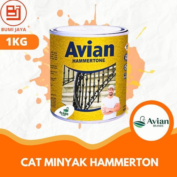 NEW Cat minyak avian hammertone 1 kg ,banyak pilihan warnanya,tanya2 warna bisa langsung chat admin 